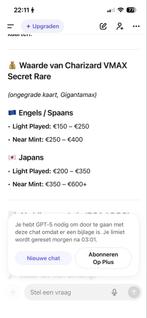 Spaanse Charizard VMAX 074/073 Special Rare, Hobby en Vrije tijd, Verzamelkaartspellen | Pokémon, Ophalen, Zo goed als nieuw, Losse kaart