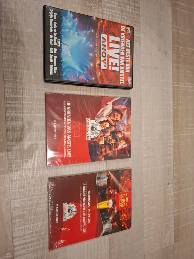 Vrienden van Amstel DVD Collectie - 3 stuks, Cd's en Dvd's, Dvd's | Muziek en Concerten, Ophalen of Verzenden