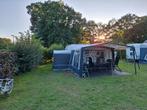 Hobby 400SF caravan met z.g.a.n. voortent, luifel en uitbouw, Caravans en Kamperen, Caravans, Treinzit, 750 - 1000 kg, Particulier