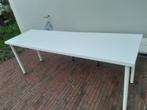 Ikea Linnmon bureau tafel, wit, 200 x 60 cm., In hoogte verstelbaar, Gebruikt, Ophalen, Bureau