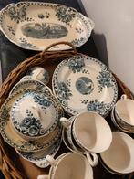 PEACOCK, 20 delig servies, Pauw, blauw-wit, Maastricht,, Ophalen of Verzenden