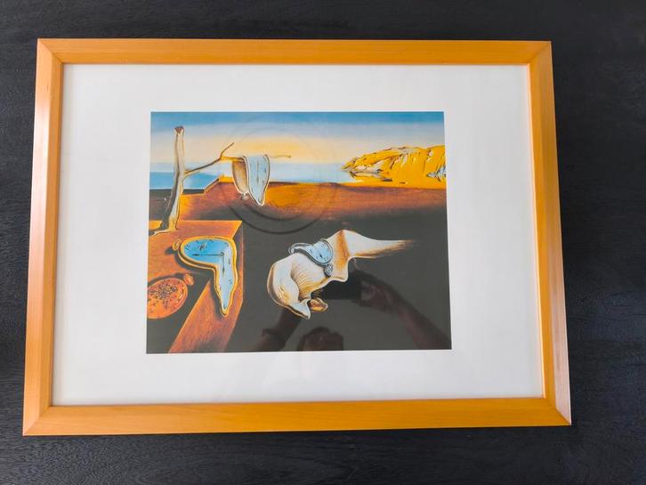 Dali Poster met Lijst, Antiek en Kunst, Kunst | Litho's en Zeefdrukken, Ophalen