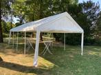 Grote en makkelijk op te zetten partytent; 8x4 of 4x4 meter, Hobby en Vrije tijd, Feestartikelen | Verhuur, Overige, Zo goed als nieuw