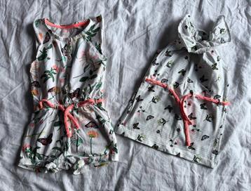 HEMA playsuit en jurkje maat 80 ZGAN beschikbaar voor biedingen