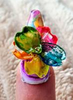 Handgemaakte press on nail sets. Eindeloze mogelijkheden!, Overige kleuren, Ophalen of Verzenden, Zo goed als nieuw, Handen en Nagels