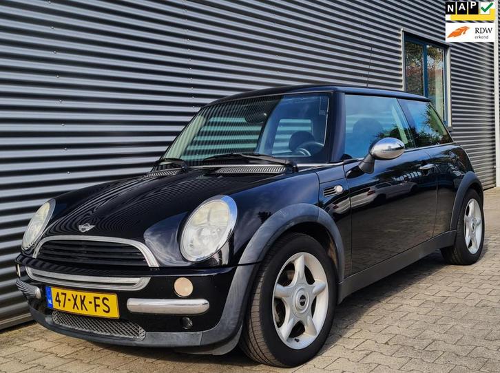 Mini Mini 1.6 One 09-2004 Zwart Metallic APK NIEUW!, Auto's, Mini, Bedrijf, Te koop, One, ABS, Airbags, Airconditioning, Elektrische buitenspiegels