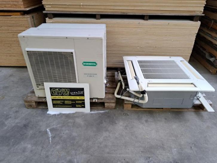 general inverter airco 8,5/10 kw, r410a, afstandbediening, Witgoed en Apparatuur, Airco's, Gebruikt, Plafondventilator, 60 tot 100 m³