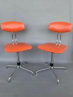 Set vintage mid-century jaren 70 Brabantia stoeltjes, Huis en Inrichting, Stoelen, Ophalen, Gebruikt, Twee, Overige kleuren