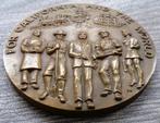 Jaar1970 Bronzen 100 Jaar Jubileum Penning Bank Bankbedrijf, Postzegels en Munten, Penningen en Medailles, Ophalen of Verzenden