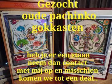 GEZOCHT PACHINKO GOKKASTEN  beschikbaar voor biedingen