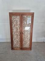 Art deco boekenkast met originele gordijntjes, Ophalen, Gebruikt, Onbekend, Onbekend