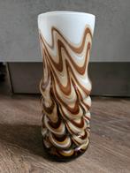 Vintage opaline vaas jaren 70, Ophalen of Verzenden