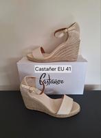 Castañer espadrilles crème wit – maat 41 – nieuw, Wit, Nieuw, Ophalen of Verzenden, Espadrilles of Moccasins