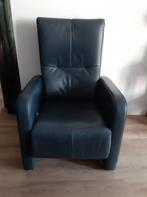Leren relax fauteuil, Ophalen, Zo goed als nieuw, 50 tot 75 cm