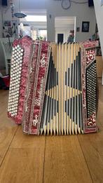 Stradivaris Ancona Italia knoppenaccordeon, Muziek en Instrumenten, Accordeons, Overige merken, Gebruikt, Ophalen of Verzenden