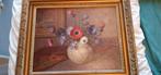 Anemonen in gemberpot van H. van Langen, Antiek en Kunst, Kunst | Schilderijen | Klassiek, Ophalen of Verzenden
