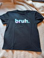 T-shirt maat S. Bruh, Zwart, Ophalen of Verzenden, Korte mouw, Maat 36 (S)