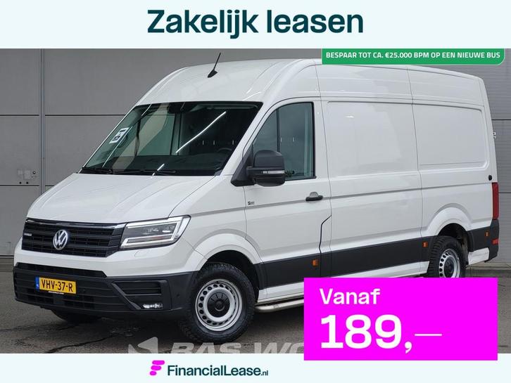Volkswagen E-Crafter 136pk Electric 115km WLTP 35,8kWh L3H3, Auto's, Bestelauto's, Bedrijf, Lease, Financial lease, Airconditioning