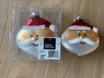 Kerst ornament kerstman 2x, Diversen, Kerst, Ophalen of Verzenden, Zo goed als nieuw