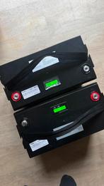 Twee lithium LiFePO4 100Ah batterijen/accu’s, Ophalen, Zo goed als nieuw