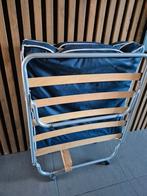 Opklapbed / Logeerbed - Gebruikt, Huis en Inrichting, Slaapkamer | Bedden, Ophalen, Gebruikt, Eenpersoons, Blauw