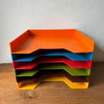Kleurrijke Retro Discofoon Set, LP Houders, Platenrek, Ophalen, Huis en Inrichting