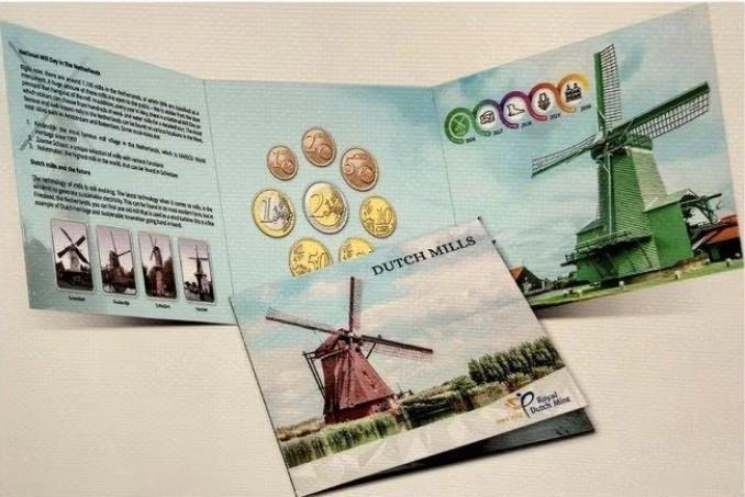 Nederland 2026 - Dutch Mills - World Money Fair  - Schaars!, Postzegels en Munten, Munten | Europa | Euromunten, Setje, 2 euro