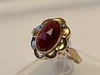 Antieke gouden ring Cornalijn, 20 of groter, Verzenden, Zo goed als nieuw, Met edelsteen