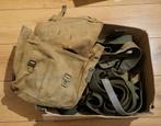 Doosje webbing, inclusief small pack / L-strap, Verzamelen, Militaria | Tweede Wereldoorlog, Ophalen of Verzenden, Landmacht, Amerika