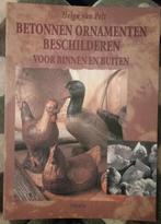 Boek Betonnen ornamenten beschilderen voor binnen en buiten., Hobby en Vrije tijd, Knutselen, Ophalen of Verzenden, Zo goed als nieuw