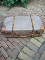 Vintage koffer van frumau antieke koffer met houten banden 6, Ophalen of Verzenden, Gebruikt