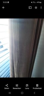 Velours gordijnen - 2 stuks - 165x265 cm - Waveplooi, 200 cm of meer, Bruin, 150 tot 200 cm, Ophalen of Verzenden