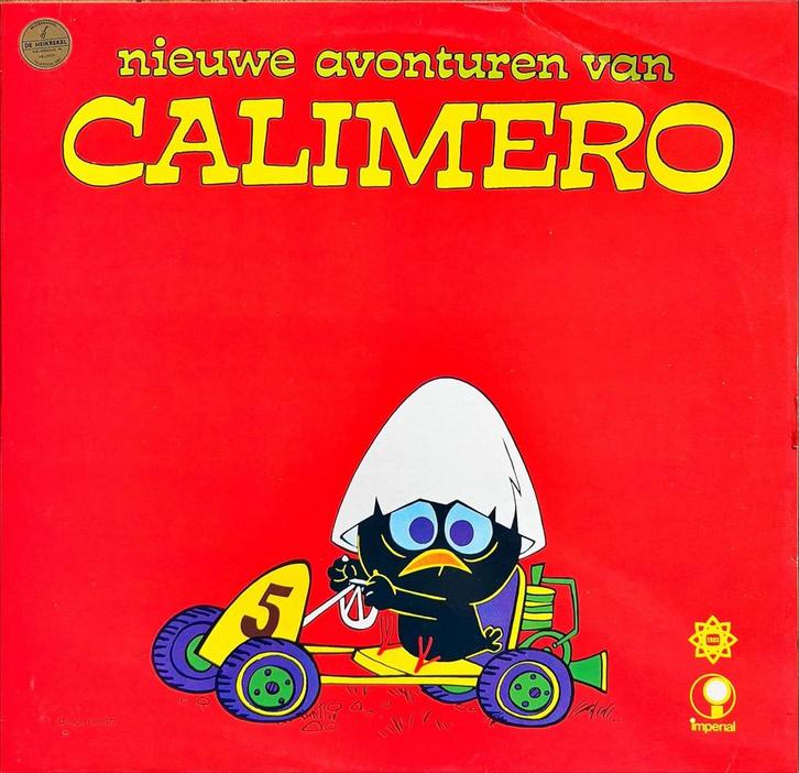 2x Vinyl / LP van Calimero, Cd's en Dvd's, Vinyl | Kinderen en Jeugd, Gebruikt, Verhaal of Sprookje, Ophalen of Verzenden