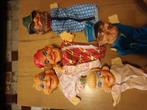 Poppenkast poppen vintage 5 stuks, Ophalen of Verzenden, Zo goed als nieuw, Overige typen