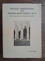 Sociale verdediging en Nederlands verzet '40-'45, Ophalen of Verzenden, Zo goed als nieuw, Overige onderwerpen