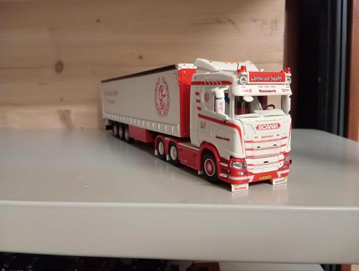 Scania NGS S530 Christian Saaby Tekno, Hobby en Vrije tijd, Modelauto's | 1:50, Nieuw, Bus of Vrachtwagen, Tekno, Ophalen of Verzenden