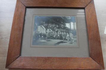 Foto Werkliedenverbond of staatsmijn 1929 in originele lijst beschikbaar voor biedingen