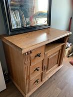 Mooi, oud grenen, doorleefd kastje, brocante, Huis en Inrichting, Oudgrenen, brocante, Gebruikt, Grenenhout, Met deur(en)