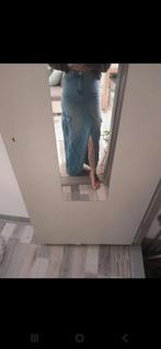 Maxi jeans rok, Kleding | Dames, Blauw, Boohoo, Nieuw, Ophalen of Verzenden