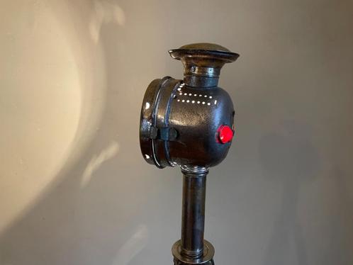 Vloerlamp Staande Lamp Schemerlamp op oud statief Frans, Antiek en Kunst, Antiek | Lampen, Ophalen of Verzenden