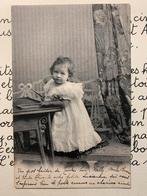 1906 Meisje met griffel en leitje (SL), Ophalen of Verzenden, Voor 1920, Gelopen, Kinderen