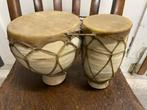 Marokkaanse Tbilat drums/bongo/djembe twee st dubbele trom, Muziek en Instrumenten, Percussie, Trommel, Ophalen of Verzenden, Zo goed als nieuw