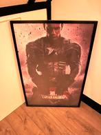 Captain America Poster met Lijst, Verzamelen, Rechthoekig Staand, Met lijst, Nieuw, Ophalen of Verzenden