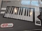 Oprolbare Piano - Ideaal voor Onderweg! Roller piano., Muziek en Instrumenten, Piano's, Zwart, Digitaal, Ophalen of Verzenden