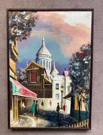 Olieverfschilderij “ Montmartre “, Ophalen of Verzenden