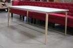 Mooie eettafel Malmo Pedrali wit hout Scandinavisch modern, Ophalen, Metaal, 50 tot 100 cm, Zo goed als nieuw