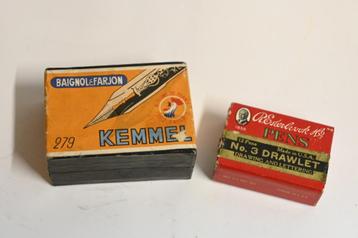 R.Esterbrook en Baignol & Farjon Kemmel vulpen punten nibs beschikbaar voor biedingen