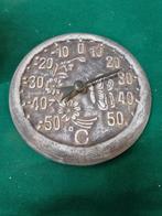 -	Barometer aardewerk bewerkt, Ophalen of Verzenden