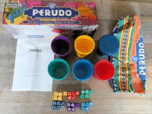 Perudo Parker., Hobby en Vrije tijd, Gezelschapsspellen | Bordspellen, Gebruikt, Een of twee spelers, Drie of vier spelers, Vijf spelers of meer