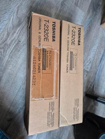 2x Nieuwe Originele Toshiba T-2320E Toner beschikbaar voor biedingen